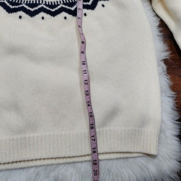 Rainy Studio Fair Island Super Thick Nordic Harajuku Print Sweater Medium NWOT - Picture 10 of 10
